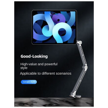 Tablet Stand Desktop Support Stand Phone Holder 360 Rotating Folding Office Fixing Magnetic Bracket Grey