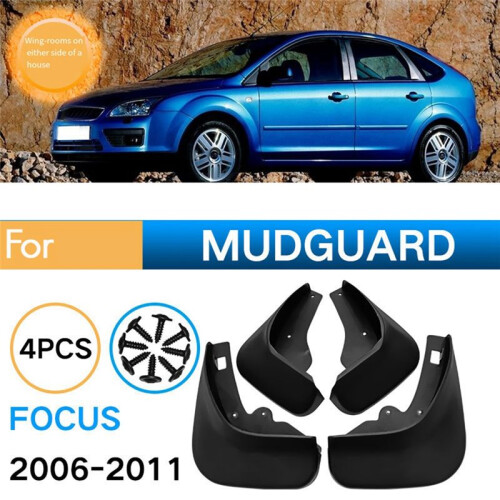 4PCS Car Mudguard Mud Flaps  Mud Guard  for  Focus 2016-2011 Hatchback Car Accessories 2