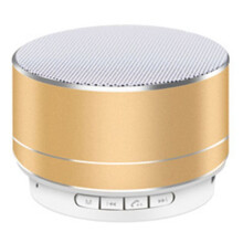 A10 Speaker Portable Outdoor Cannon Subwoofer Sound Box Support TF Card Golden