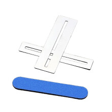 Set di Strumenti per La Riparazione Dei Tasti Della Chitarra, Protezione Della Tastiera In Acciaio Inossidabile e Lima per Levigatura del Filo,