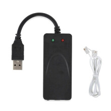 Módem de Fax, Controlador de Módem Externo USB2.0 56K, Módem USB Conecta y Reproduce, Estándar y Ampliado Según Instrucciones (Puerto Dual)