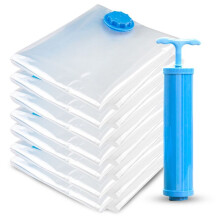 Vakuum-Aufbewahrungsbeutel, Vakuumbeutel-Verpackung Spart Platz, für Bettwäsche, Kleidung, Reiseaufbewahrung, Schlafzimmer-Aufbewahrungsbeutel, 50 X