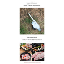 Grill mit Automatischem Zünder und Multifunktions-Flammenwerfer (Brennstoff Nicht im Lieferumfang Enthalten)
