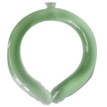 Tube de Refroidissement Du Cou, Enveloppement de Cou Rafraîchissant Portable pour la Chaleur Estivale, Collier de Refroidissement Mains Libres, Vert