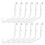 12Pcs Peg Board Hooks, Peg Board Accessories, Long Peg Board Hooks Set Metal Storage Tool Waterproof Home Office Tool 1