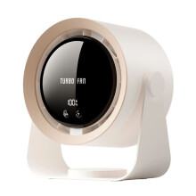 Electric Turbo Fan Wireless Cool Air Circulator Fan USB Rechargeable Desktop Wall Ceiling Fan Cool Air Ventilator,C