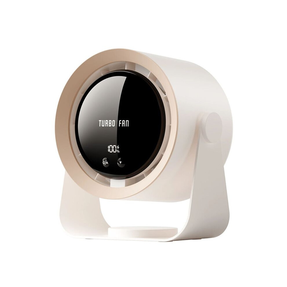 Electric Turbo Fan Wireless Cool Air Circulator Fan Usb Rechargeable Desktop Wall Ceiling Fan Cool Air Ventilator,C 4713231092800