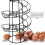 Kitchen Egg Rack, Spiral Egg Basket, Iron Practical Egg Storage Rack, Storage Rack Red 7