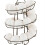 Kitchen Egg Rack, Spiral Egg Basket, Iron Practical Egg Storage Rack, Storage Rack Red 3