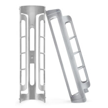 2pcs Coffee Pod Holder Side Mount for K Cup Pods Dispenser for Single-Serve Coffee Makers Gray