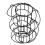 Kitchen Egg Rack, Spiral Egg Basket, Iron Practical Egg Storage Rack, Storage Rack Red 6