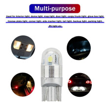 40Pcs 6000K Canbus T10 168 194 W5W Dome License Side LED Light Bulb White