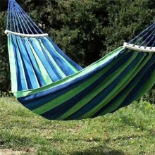 Portable Hammock Camping Thicken Swinging Chair Outdoor Hanging Bed Canvas Rocking Chair Not with Hammock Stand