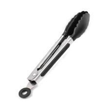 B Stainless Steel Silicone Kitchen Tongs Bbq Clip Salad Cooking Tool Food Serving Tongs Kitchen Appliance Parts
