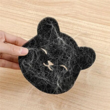 Laundry Washing Machine Lint Catcher Bear Shape Pet Hair Remover Reusable Clothes Sofa Cat Dog Hair Cleaning Sponge