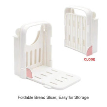 Bread Cutter for Homemade Bread, Foldable Plastic Bread Slicer, Compact Bread Cutting Guide, Bread Loaf Cutter