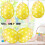 Inflatable Easter Eggs, Easter Eggs, Easter Decoration Easter Eggs for Hanging Outdoor Easter Eggs Decoration Yellow 3