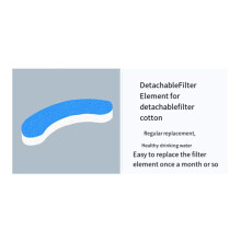 8 StüCk Ersatzfilterelemente für Katzenwasserbrunnen, Aktivkohlefilter für Hundekatzen, Haustiertrinknapf, Futterspenderfilter