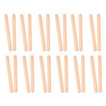 12 Pairs Wood Claves Musical Percussion Instrument Rhythm Sticks Percussion Rhythm Sticks Children Musical Toy