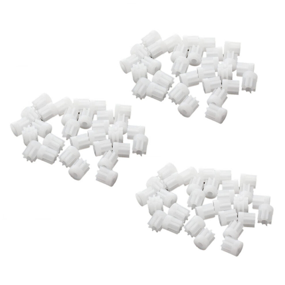 90Pcs 0.5 Modulus 8 Teeth Plastic Gear Cog For 2Mm Toy Car Motor Shaft 6033243847099