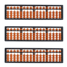 3X Outil Calcul Plastique Abacus Arithmetique Soroban Enfant 17 Chiffres