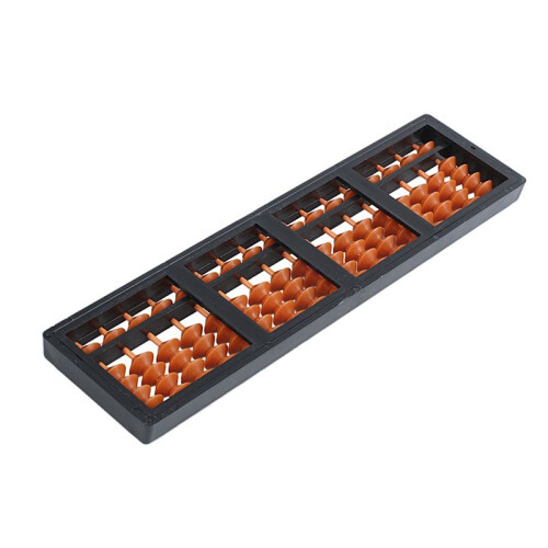 5X Plastic Abacus Arithmetic Abacus Kids Calculation Tool 17 Digits 2