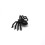 100X Plastic Black Spider Trick Toy Halloween Haunted House Prop Decor 2