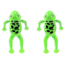 2X Swimming Frog Pool Bath Cute Toy Wind- Swim Frogs Kids Toy 1