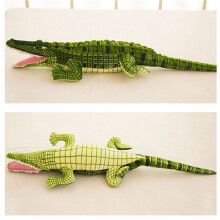 2pcs 100cm Stuffed Animal Real Life Alligator Plush Toy Simulation Crocodile Dolls Kawaii Pillow for Children