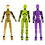 Multi-Jointed Movable Robot 3D Printed Mannequin Dummy Action Figures Game Kid Adult Decompression Tools, 5