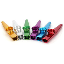54Pcs Metal Kazoo Musical Instruments Flutes Companion with Kazoo Diaphragms for Guitar,Ukulele, Violin, Piano Keyboard