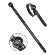 Ring Sizer Mätverktygssats, Ring Sizer med Förstoringsglas, Integrerad Konisk Massiv Ringdorn för Ringreparation