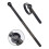 Ring Sizer Measuring Tool Set, Ring Sizer with Magnifying Glass, Integrated Conical Solid Ring Mandrel for Ring Repair 1