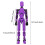 Multi-Jointed Movable Robot 3D Printed Mannequin Dummy Action Figures Game Kid Adult Decompression Tools, 6