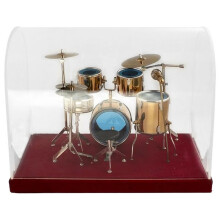 Miniature Jazz Drum Kit Model Drum Cymbal Musical Instrument Model