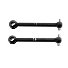 Metalen Hondenbeenaandrijfasset voor  53505 39 mm Chassis RC Off-Road Auto Gezamenlijke Upgrade-Onderdelen Zwart