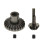 Replacement Remote Control Car Gear Set for WPL D12 Pickup C24 RC Car Accessory Black 1