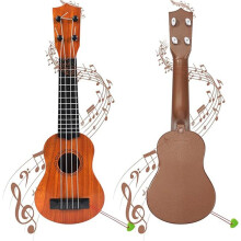 17In Kids Ukulele Guitar 4Strings Guitar Children Musical Instruments Toys with Picks for Toddler Kids Boys Girls,A