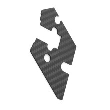 For TT02 Steering Group Anti-Sand Cover Carbon Fiber Board Anti Dust Cover for 1/10 RC Car Accessories