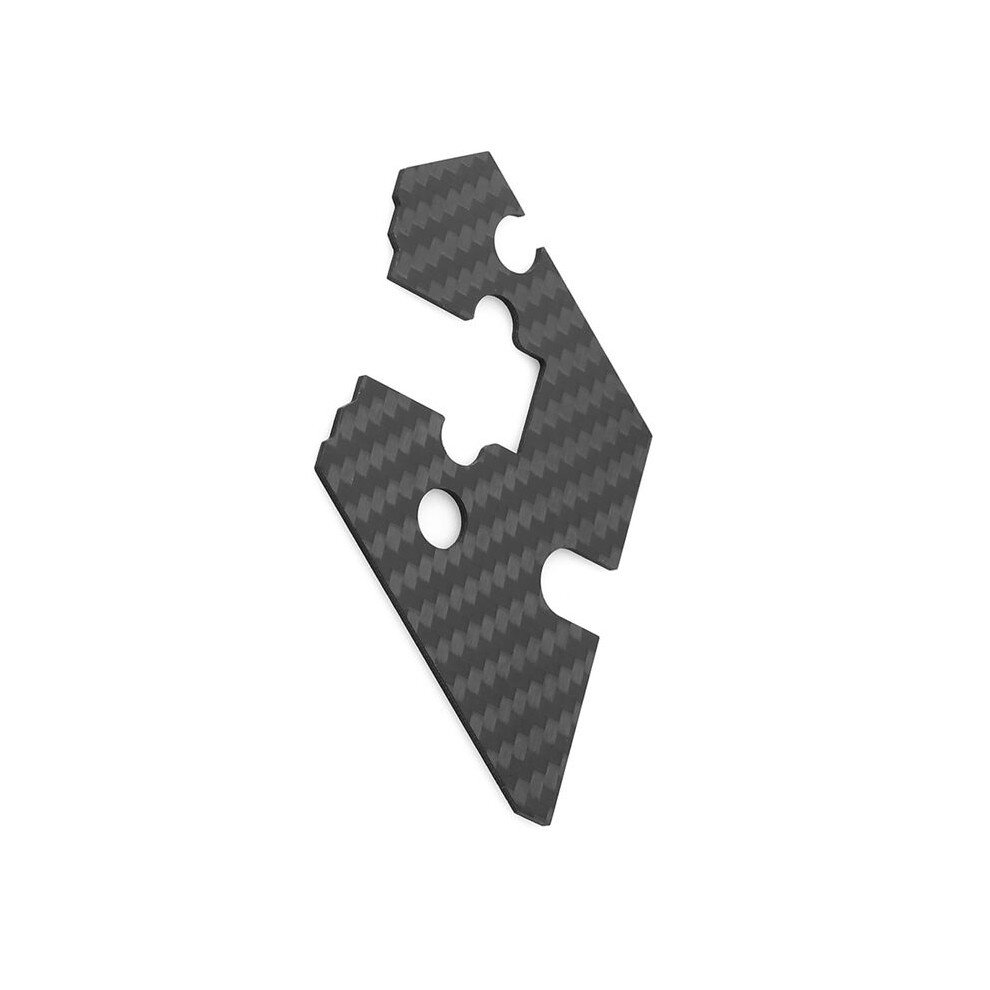 Tauoh For Tt02 Steering Group Anti-Sand Cover Carbon Fiber Board Anti Dust Cover For 1/10 Rc Car Accessories