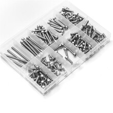 180PCS RC Truck Accessories Screw Kit for Slash 4x4 Short Course Truck Rustler Axial Hpi Arrma Redcat