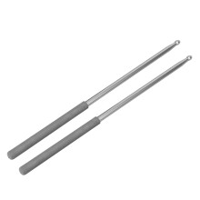 2 StüCk Trommel Aus Aluminium Legierung Trommel StöCke Instrument Schlagzeug ZubehöR Teile für Trommel und Jazz Trommel, Silber