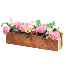1:12 Poppenhuis Miniatuur Bloemen Tuin Bloembedden Ornament Potplant Bloemen Pot Poppenhuis Decoratie