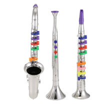 3Pcs Kids Musical Instruments Toy Clarinet,Saxophone Trumpet,Wind and Brass Musical Instruments Combo for Toddlers