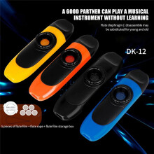 Kazoo Professionally Playsmusical Instrument, Easy to Learn Kazoo Guitar Accompaniment Instruments, Orange Red