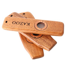 Kazoo FlûTe en Bois Kazoo Instruments Guitare UkuléLé Accompagnement Patry Instrument de Musique pour Enfants DéButant, Style C