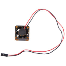 Metal Shell ESC Motor 25mm Cooling Fan High-Speed Heat Dissipation Fan Cooler for RC Car Spare Part, Gold