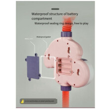 Baby Bath Toy Automatic Elephant Shower Toy Kid Baby Bath Spray Portable Bathtub Sprinkler Water Pump Fun Baby Gift-B