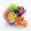 Medical-Skull Human Body Model Education Skull Model 1:2 pour Student Teaching Study Assembling Model,Multicolor 1