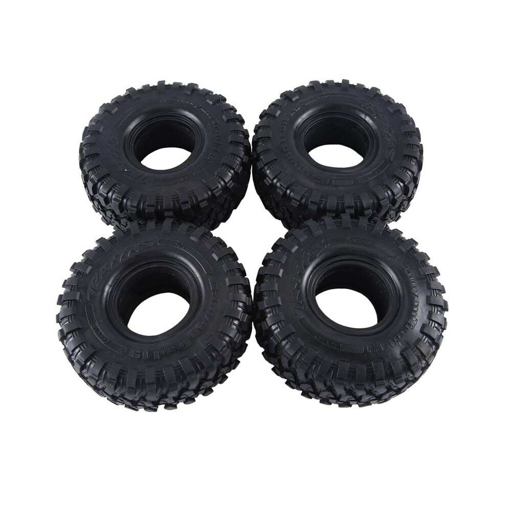 4Pcs 120Mm 1.9In Rubber Rock Tyres Wheel Tires For 1: 10 Rc Crawler Car Axial Scx10 90046 Axi03007 Trx4 Redcat Gen8 4711448372388